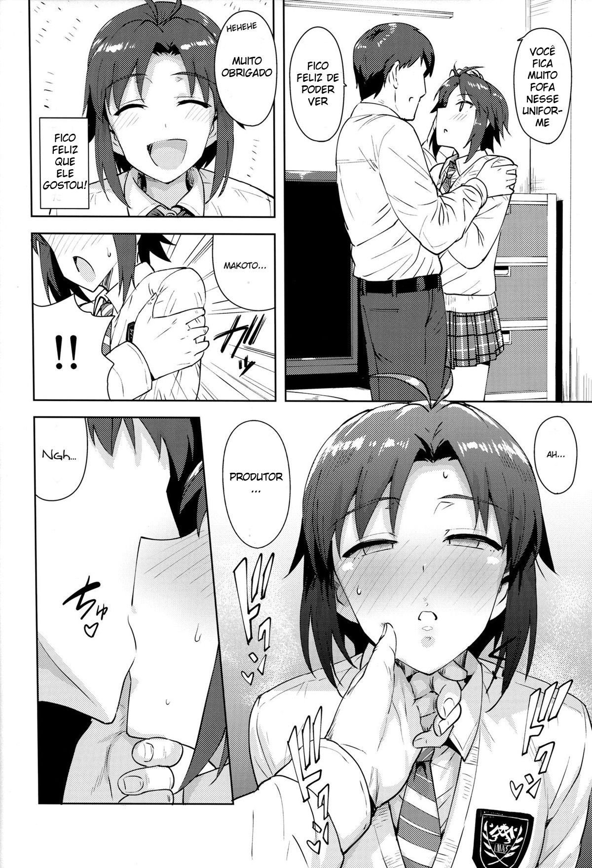 Makoto e um uniforme | Makoto to Seifuku