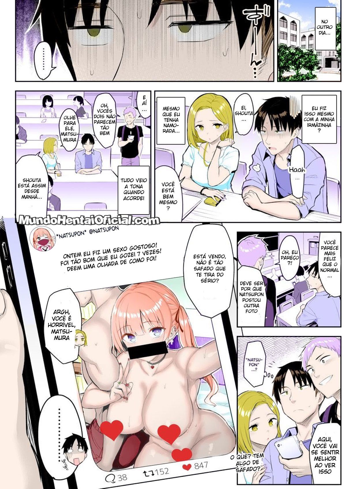 Minha Irmã Mais Nova que era uma Nerd Desprezível, se Tornou uma Vadia Safada Peituda, Então eu…! | Moto InCha no Kyonyuu Yariman Imouto ga Erosugite, Onii-chan wa Mou…!!
