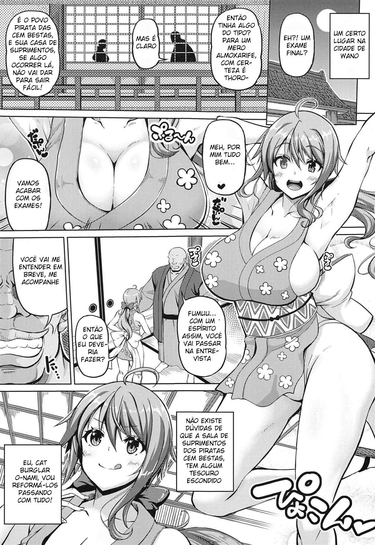 O Estilo Japonês da Pirata Peituda | Kaizoku kyonyuu Wa