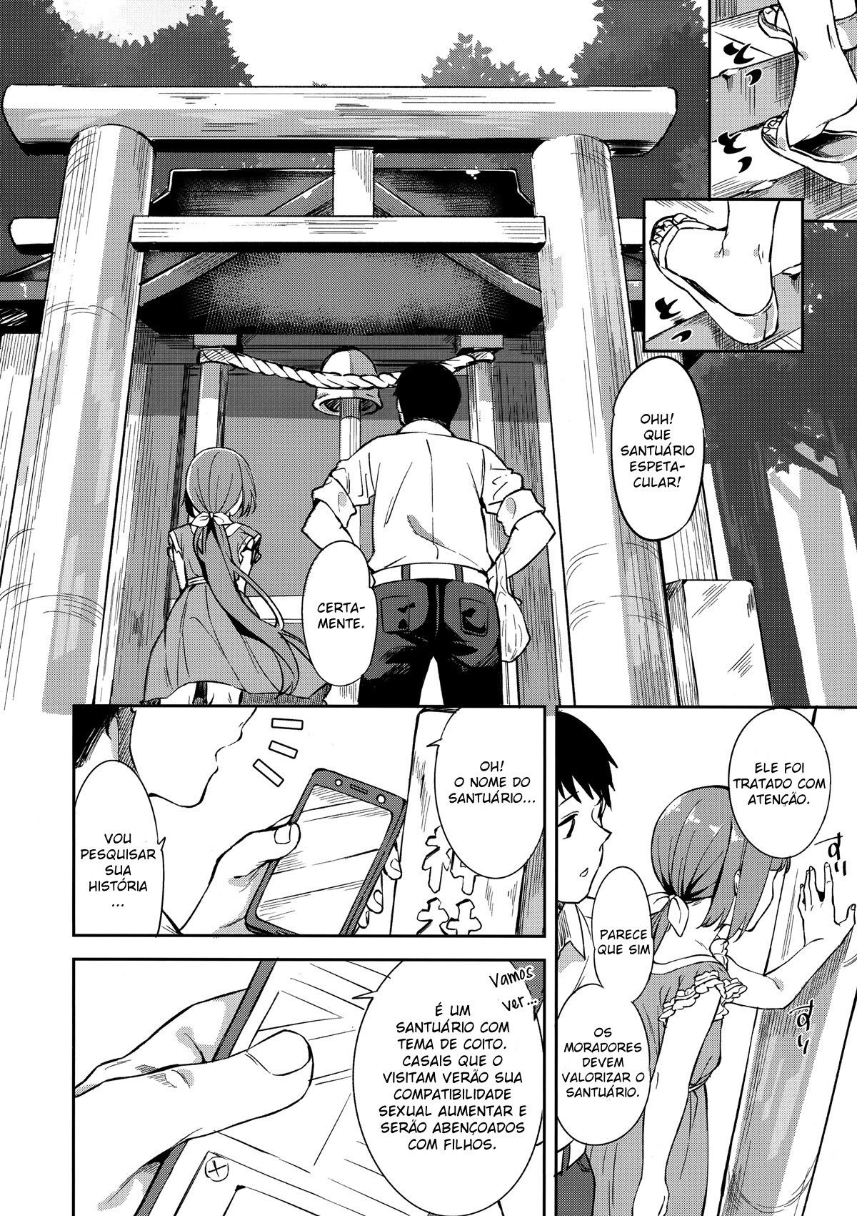 Sob a Sombra do Santuário com Yorita | Yoshino Yorita Yoshino to Yashiro no Hikage de