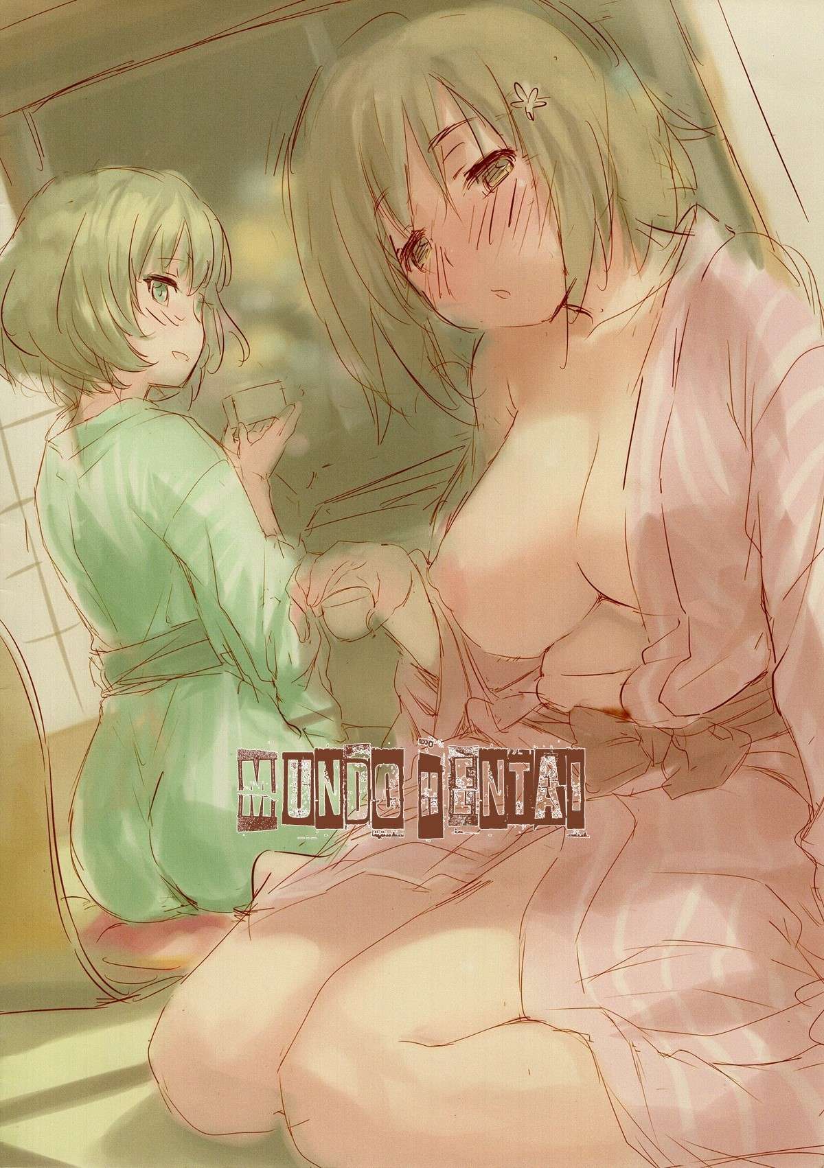 Sexo Casual em Fontes Termais da Kanako e Kaede