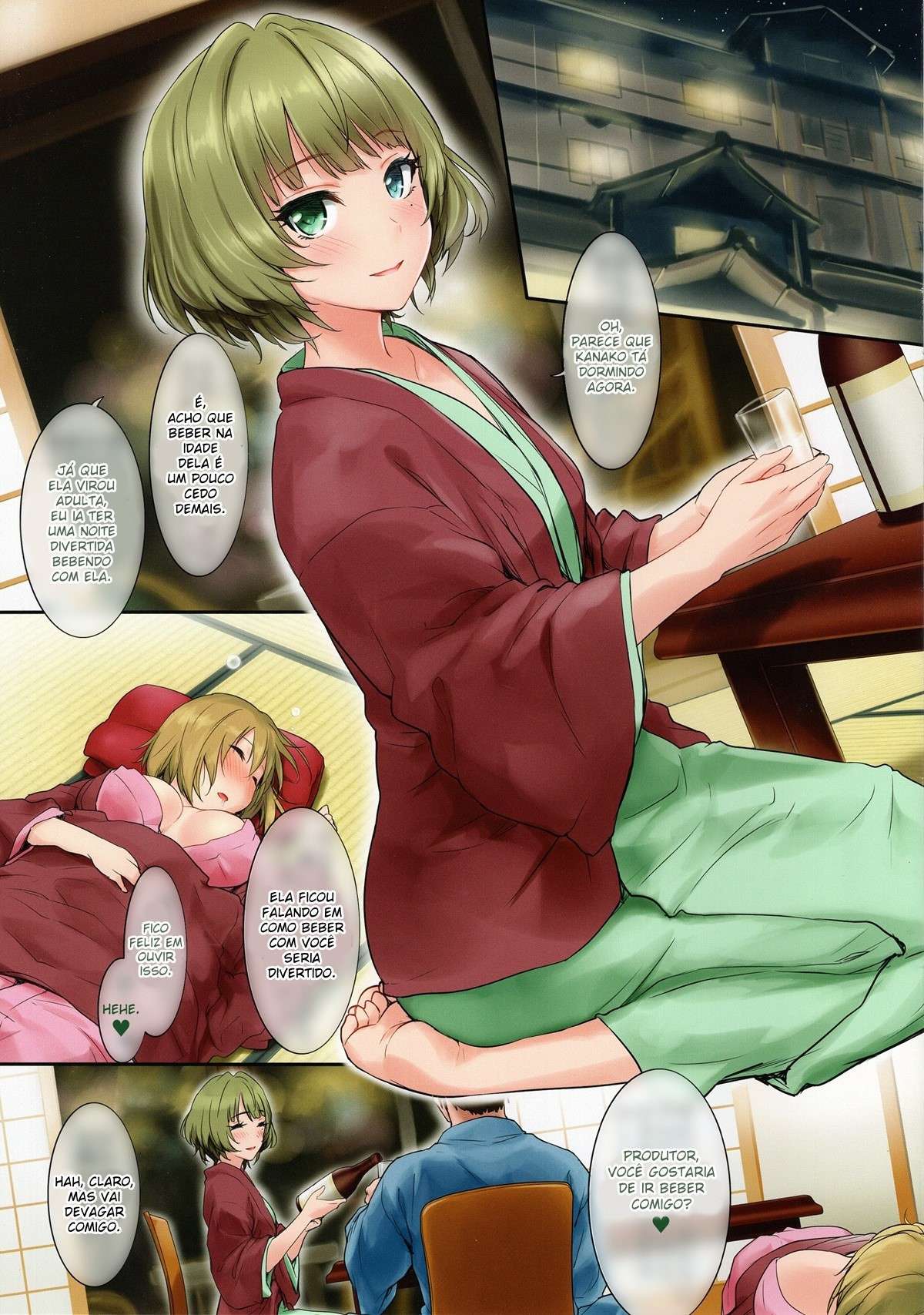 Sexo Casual em Fontes Termais da Kanako e Kaede
