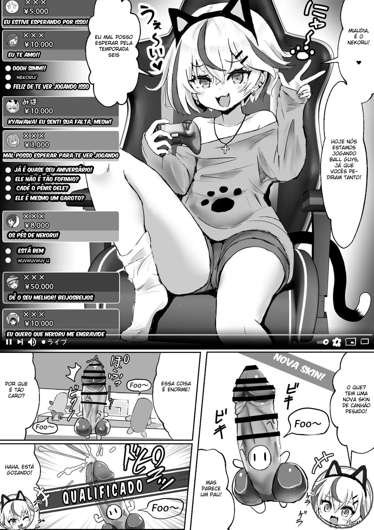 A História da Minha Esposa Otaku Sendo Fodida por um Playboy Streamer