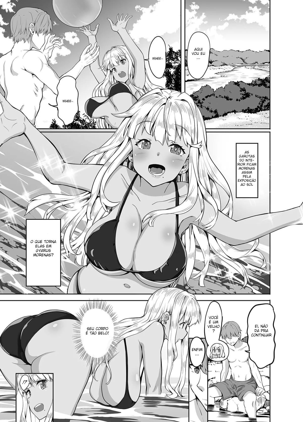 Eu me Casei com uma Gyaru Morena do Interior