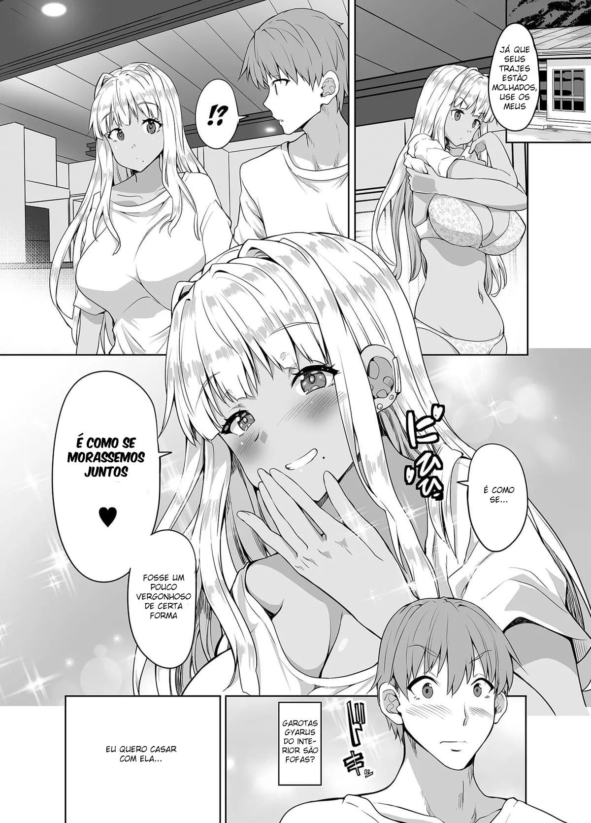 Eu me Casei com uma Gyaru Morena do Interior