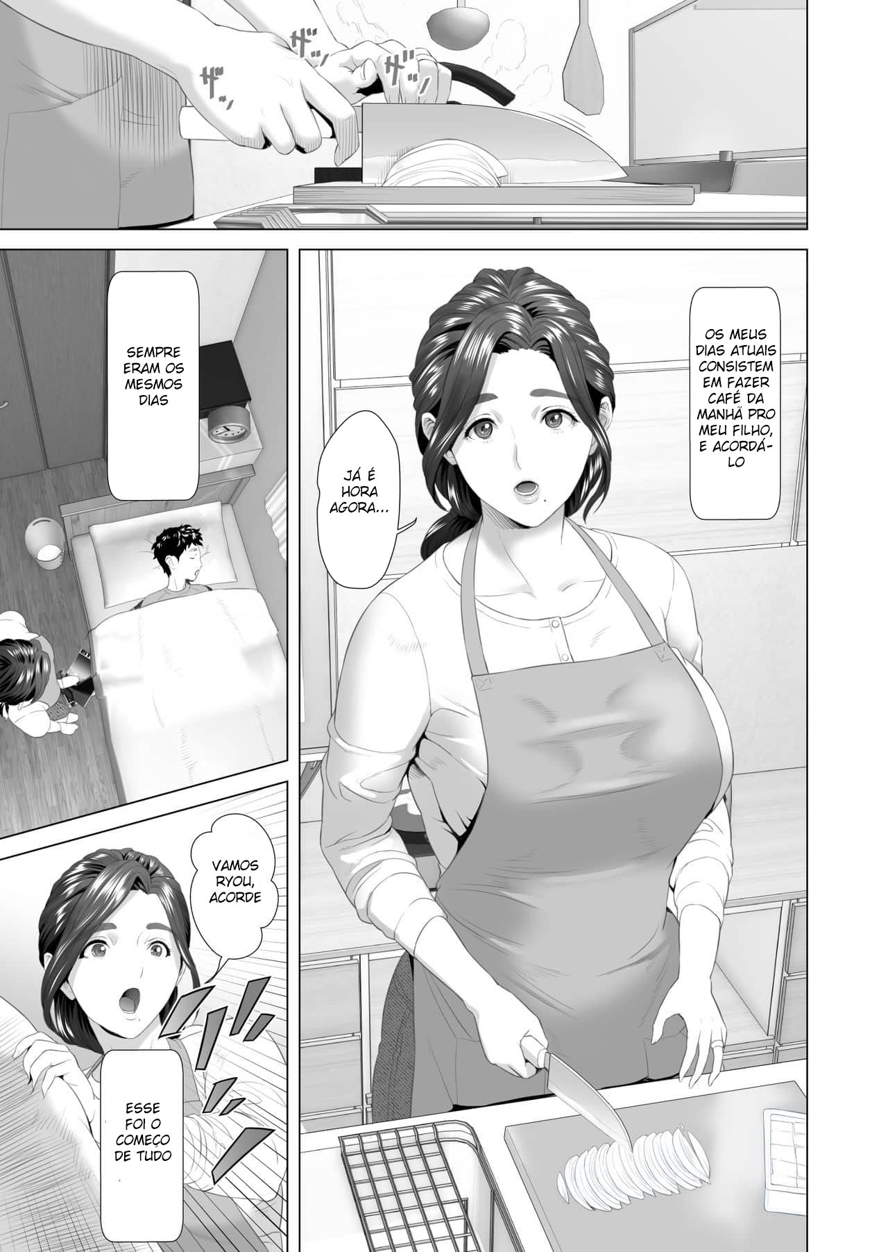 Sedução da Vizinhança ~ Uma Mãe Desejando Uma Visita De Seu Filho na Madrugada!