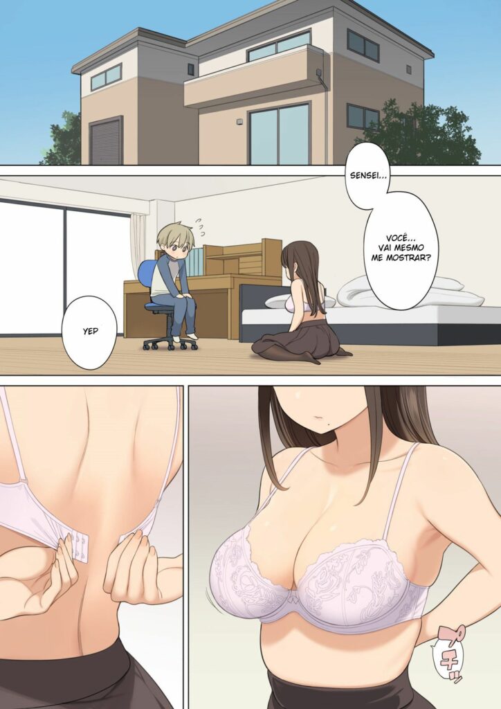 Oppai O Sawarasete Kureru Katei Kyoushi No Onee-San No Hanashi