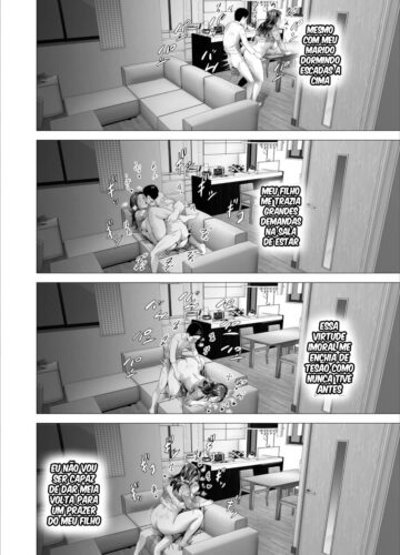 Sedução da Vizinhança ~Filho Fazendo Amor Com Sua Mãe Atrás de Seu Marido~ - Foto 18