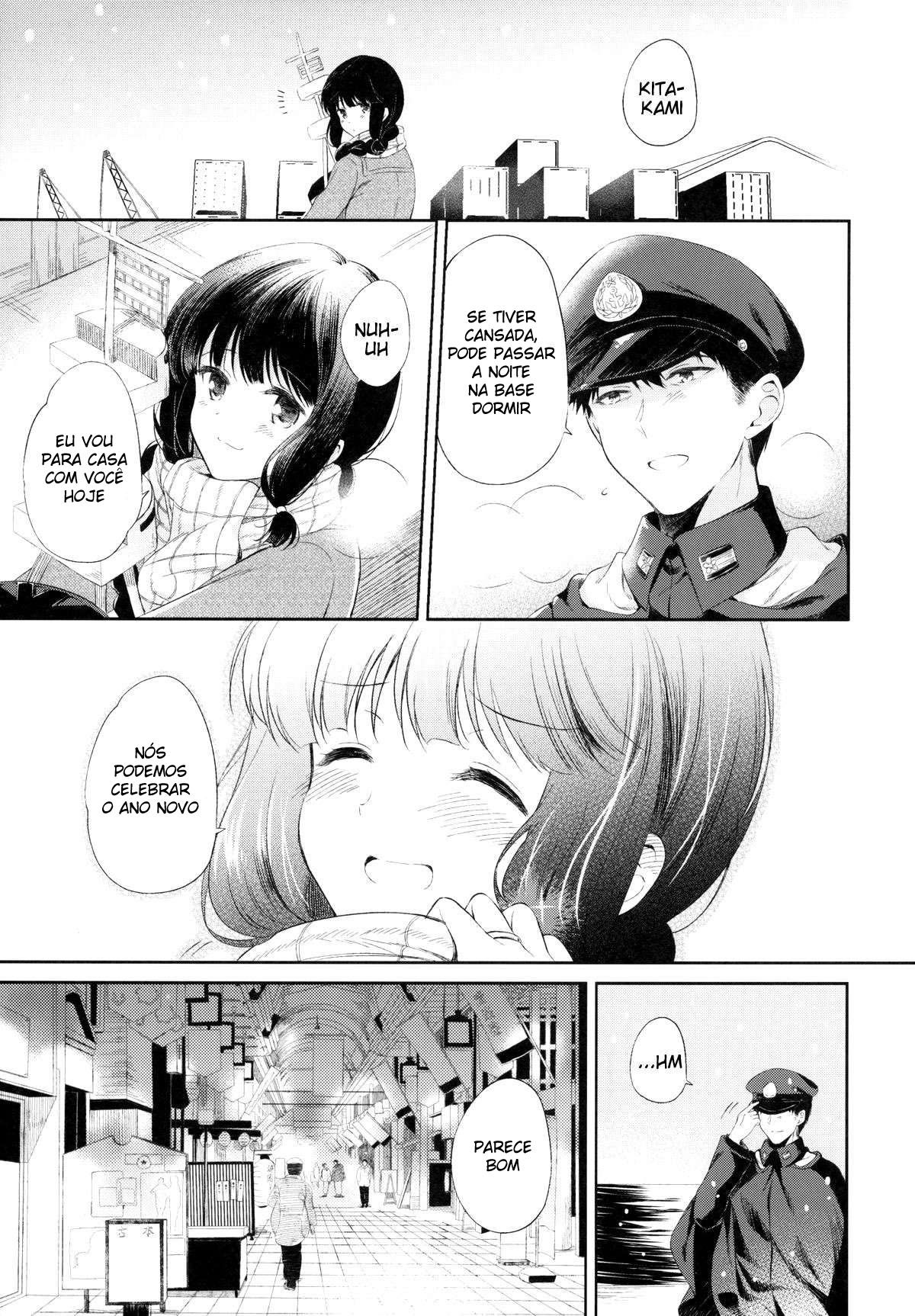 Um Conto de Kitakami e o Almirante Morando Juntos