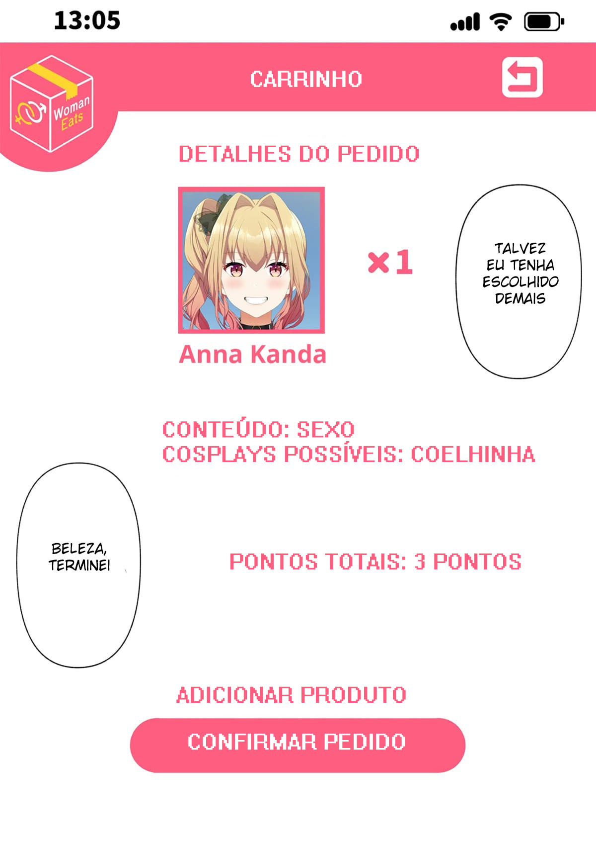 WomanEats ~Delivery por Aplicativo das Garotas dos Seus Sonhos~